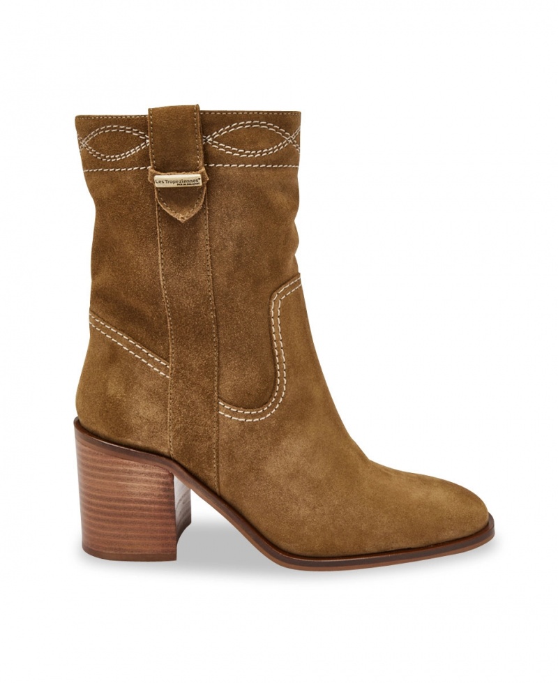 Bottes Cowboy Les Tropeziennes LADAK Camel Femme|LUTY-61285528